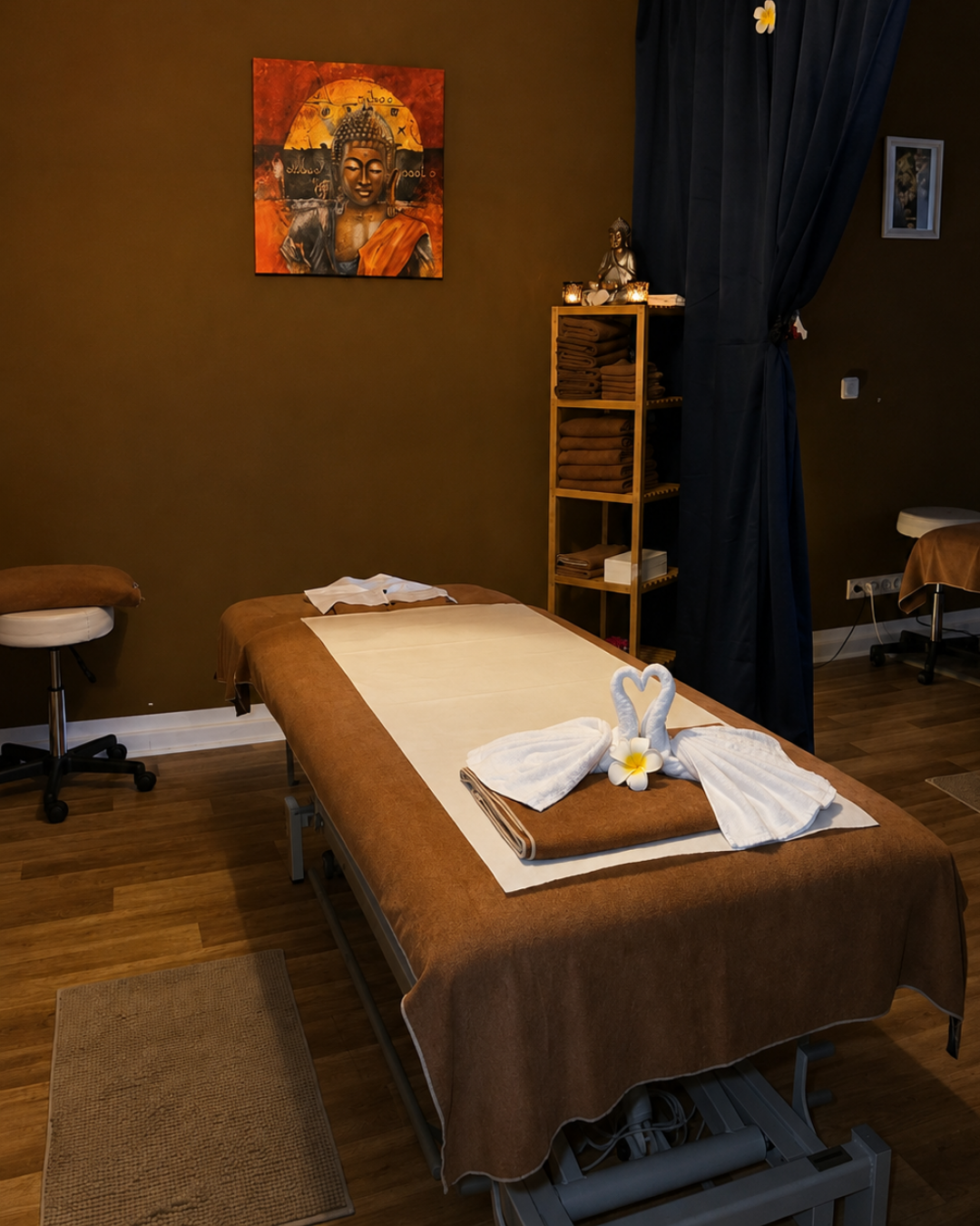 Behandlungsraum bei TARA Thai Massage Kiel
